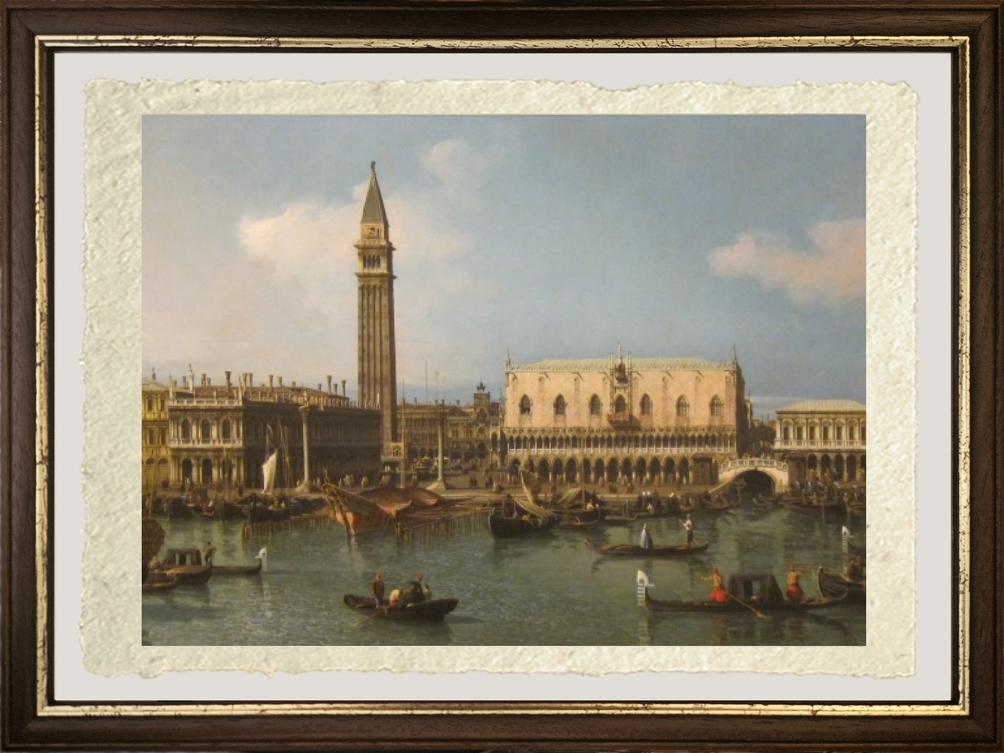 The pier from the basin of San Marco - Giovanni Antonio Canal, known as Canaletto