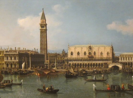 The Pier from the Basin of San Marco - Giovanni Antonio Canal, known as Canaletto