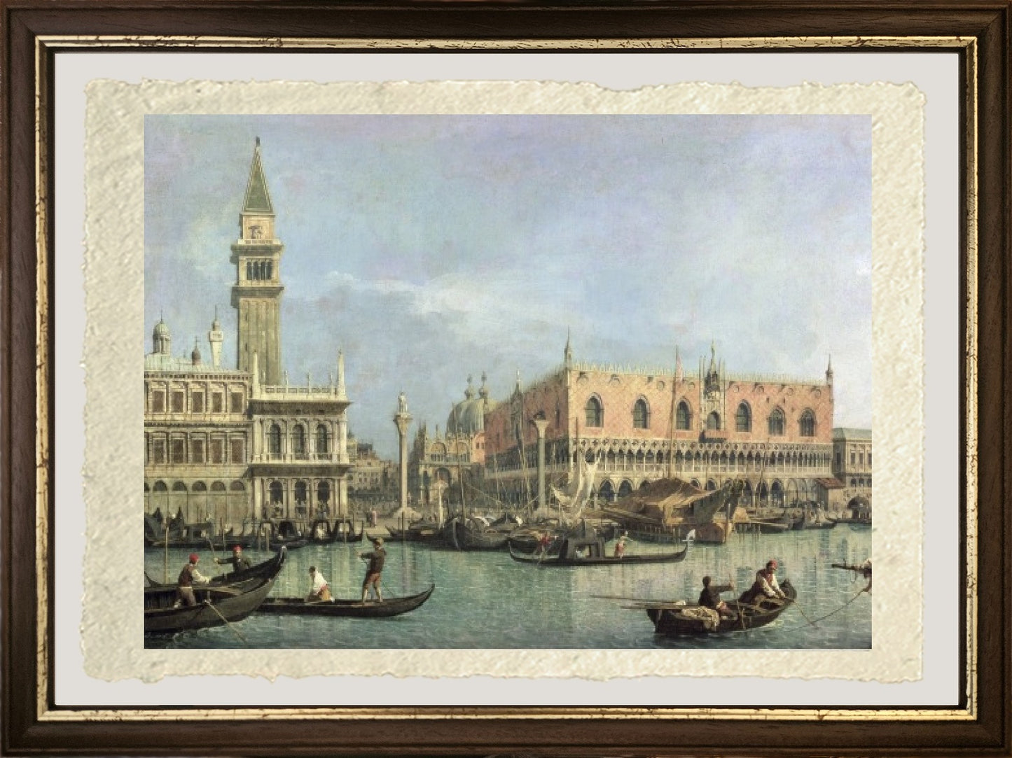 Il Molo e la Piazzetta San Marco, Venezia - Giovanni Antonio Canal detto Canaletto