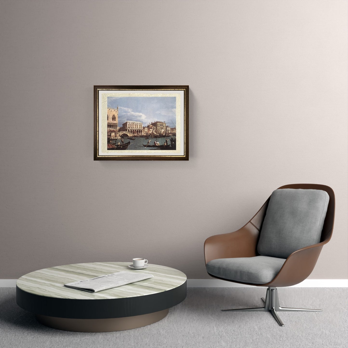 The Pier and Riva degli Schiavoni - Giovanni Antonio Canal known as Canaletto