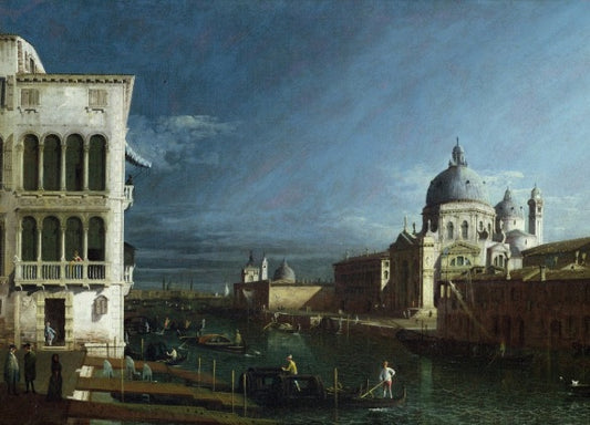 The Pier looking west with the Doge's Palace in the distance - Bernardo Bellotto