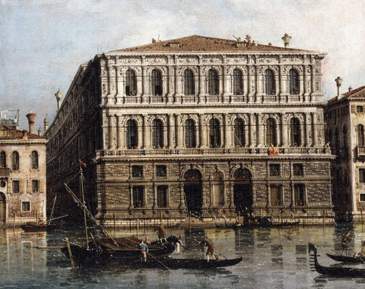 Palazzo Pesaro from the Grand Canal, Venice - Giovanni Antonio Canal, known as Canaletto