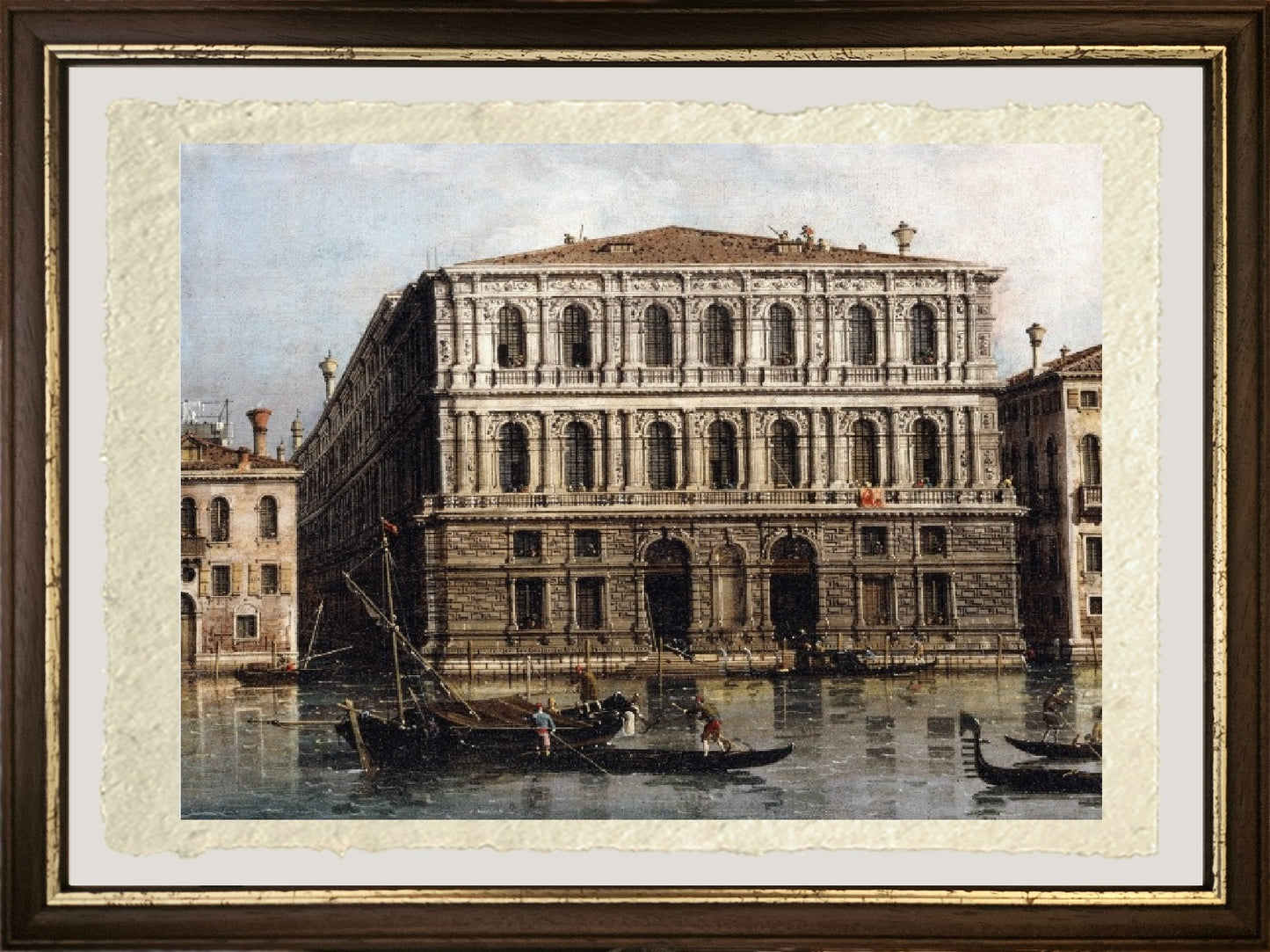 Palazzo Pesaro from the Grand Canal, Venice - Giovanni Antonio Canal, known as Canaletto