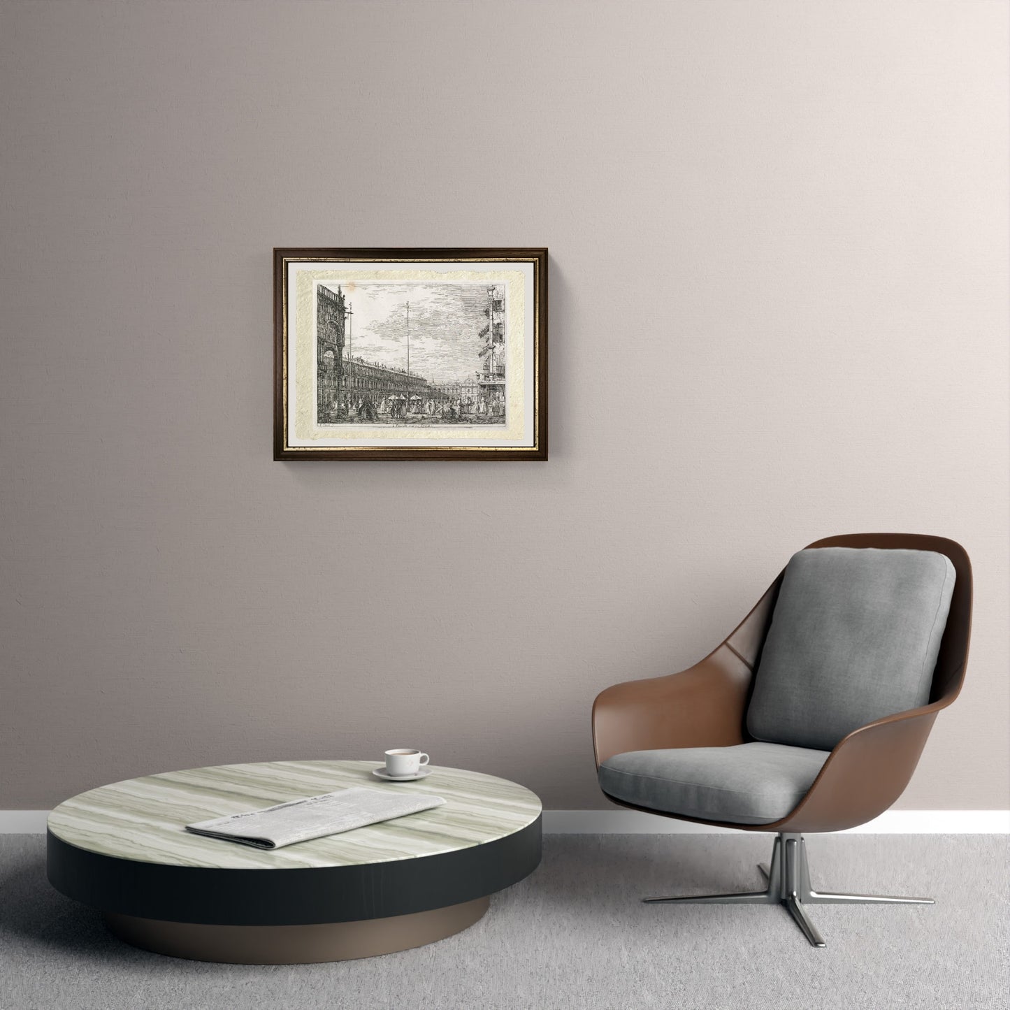 Il Palazzo dei Procuratori e la Chiesa di San Geminiano - Giovanni Antonio Canal detto Canaletto