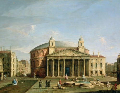 The Pantheon in Rome - Bernardo Bellotto