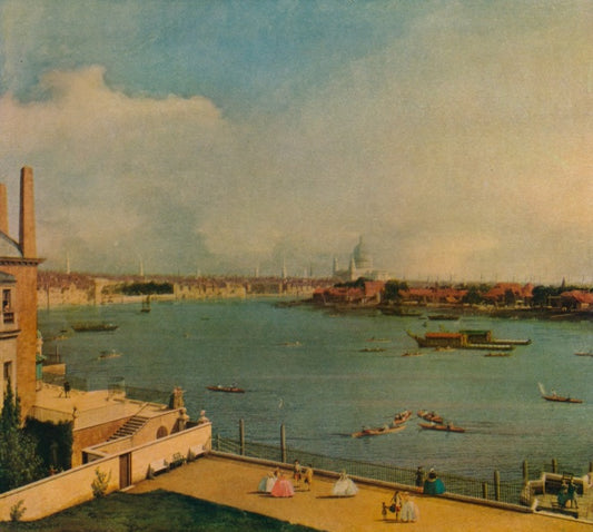 The Thames from Richmond House, 1746 - Giovanni Antonio Canal known as Canaletto
