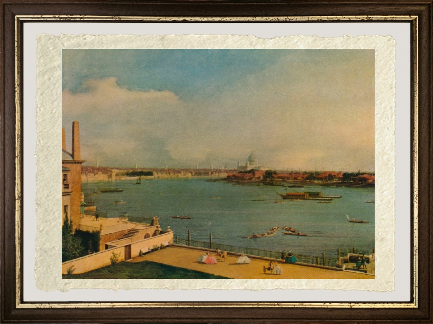 The Thames from Richmond House, 1746 - Giovanni Antonio Canal known as Canaletto