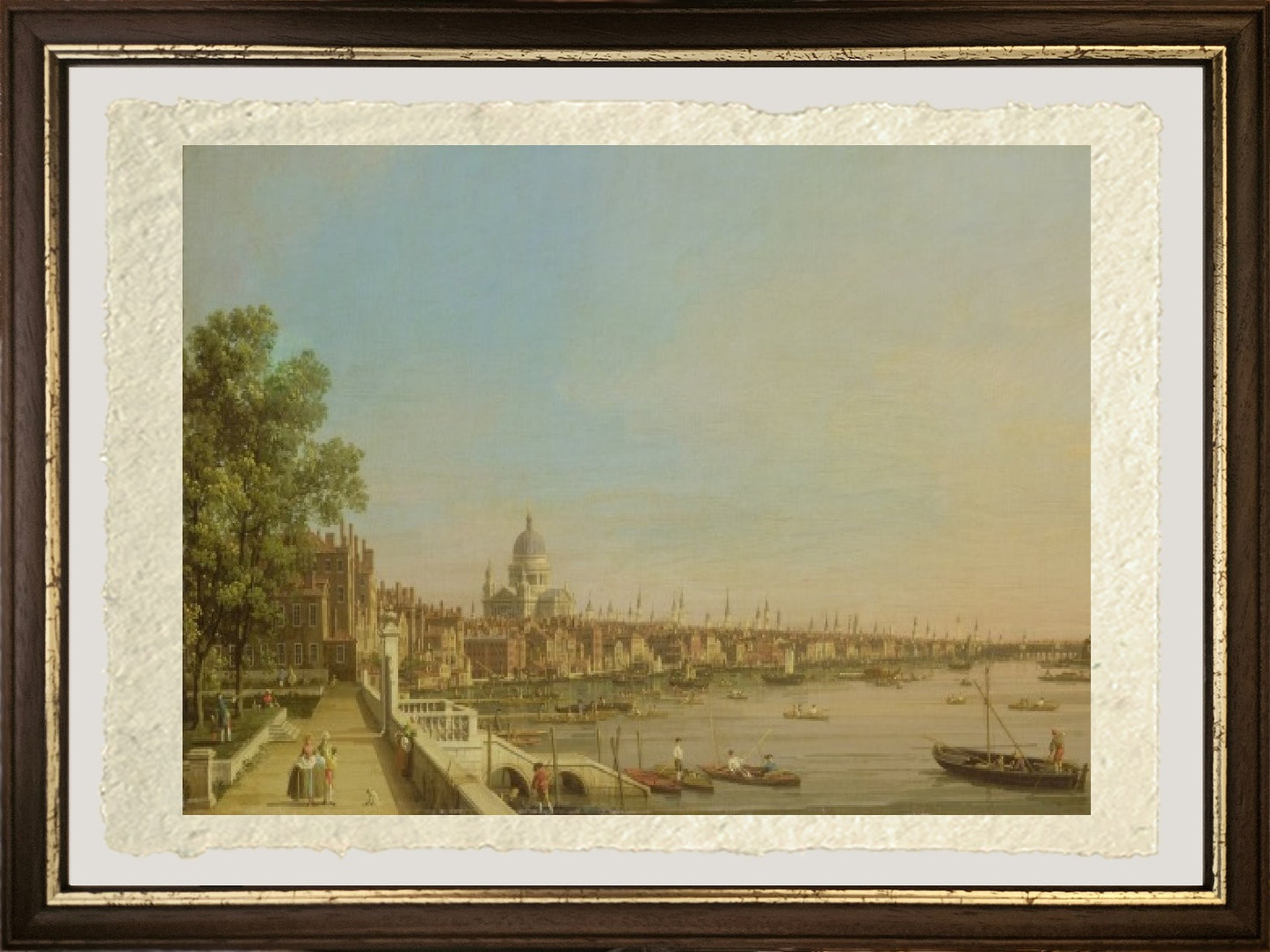 Il Tamigi dalla Terrazza di Somerset House - Giovanni Antonio Canal detto Canaletto