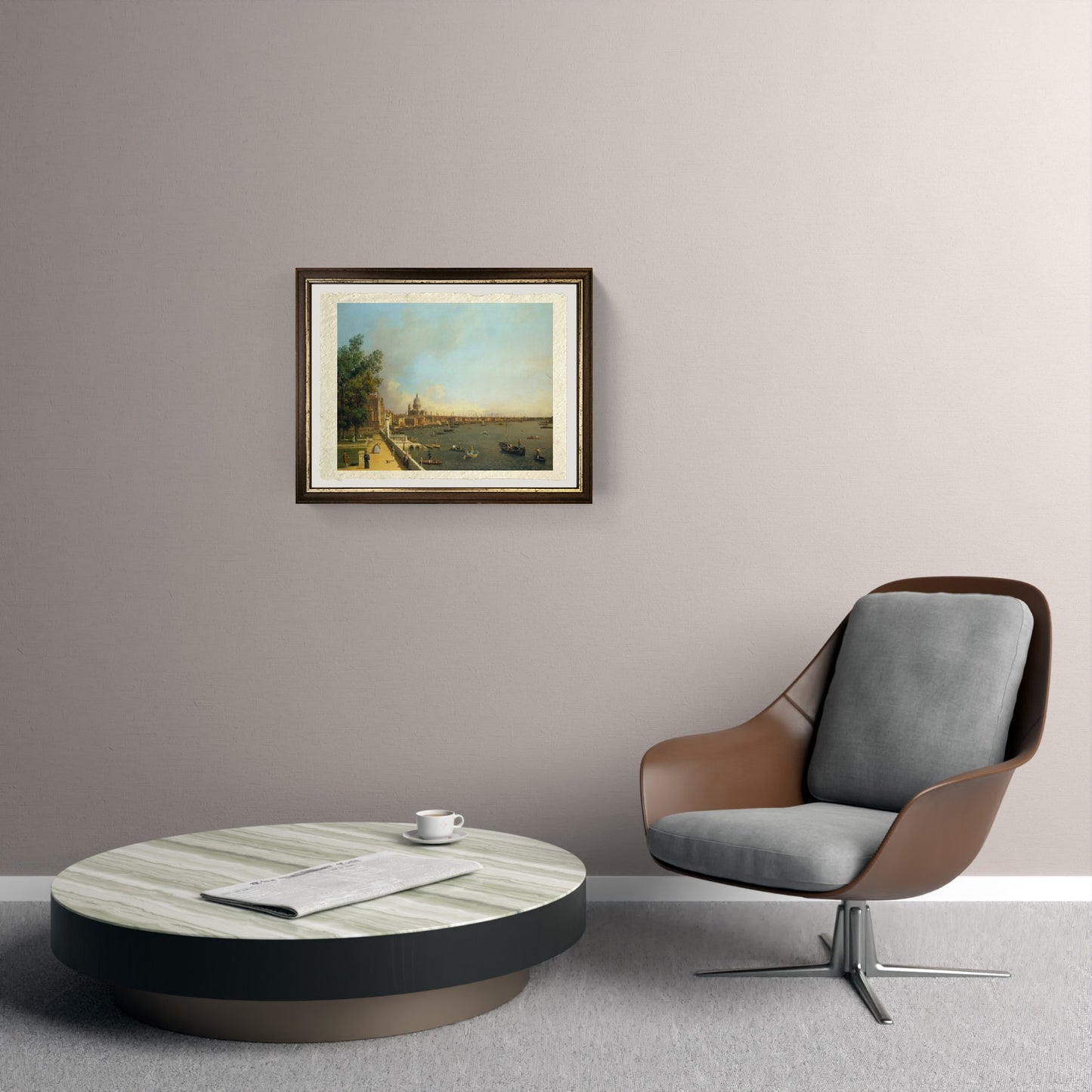 The Thames from the terrace of Somerset House - Giovanni Antonio Canal, known as Canaletto