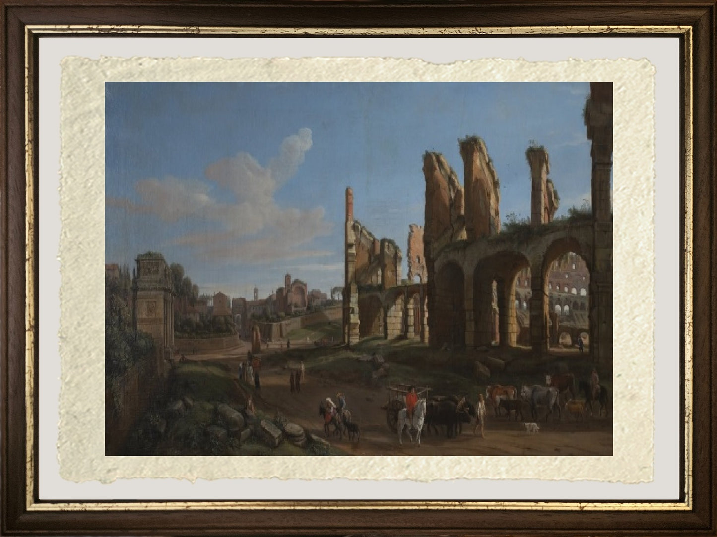 Il Colosseo e il Foro Romano - Gaspare Vanvitelli - Gaspar van Wittel