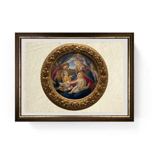 Madonna del Magnificat  - Sandro Botticelli su carta Amalfi
