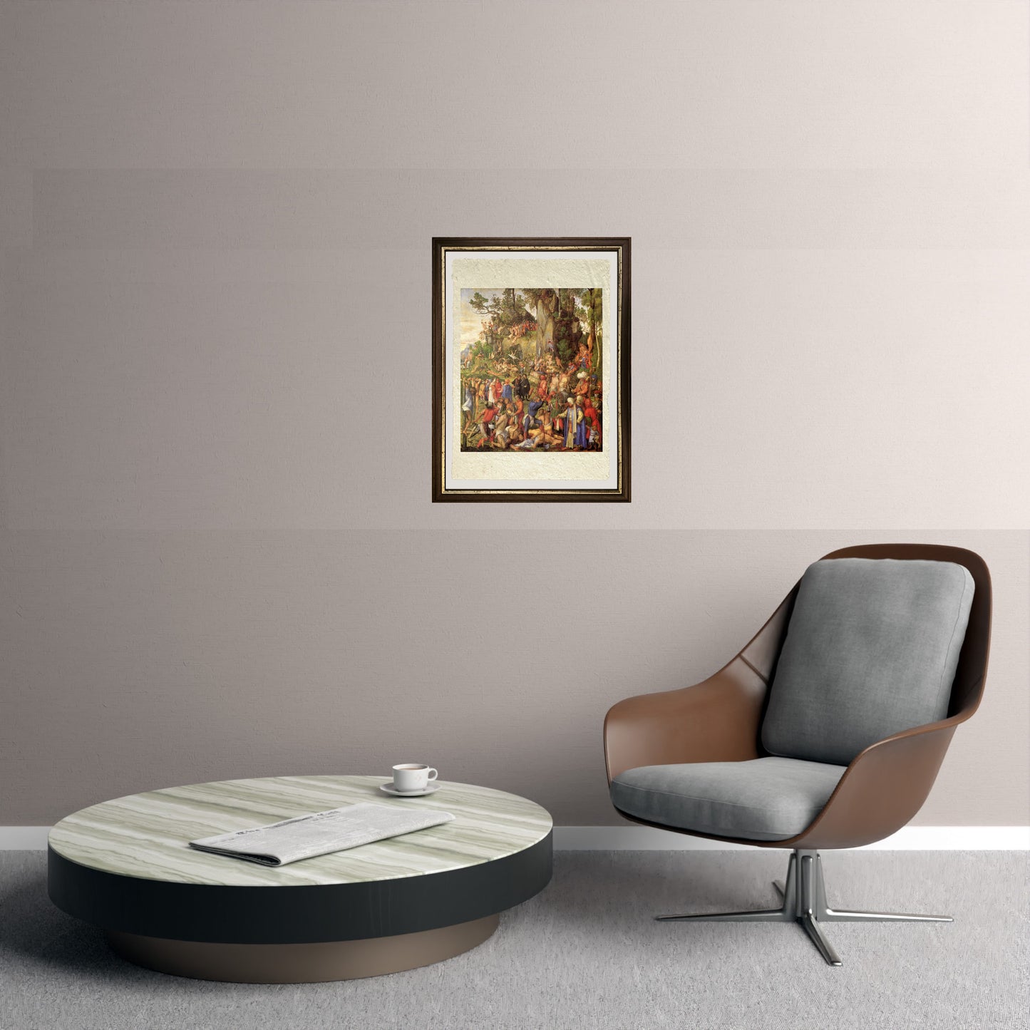 Martirio dei diecimila - Albrecht Dürer su pregiata carta Amalfi