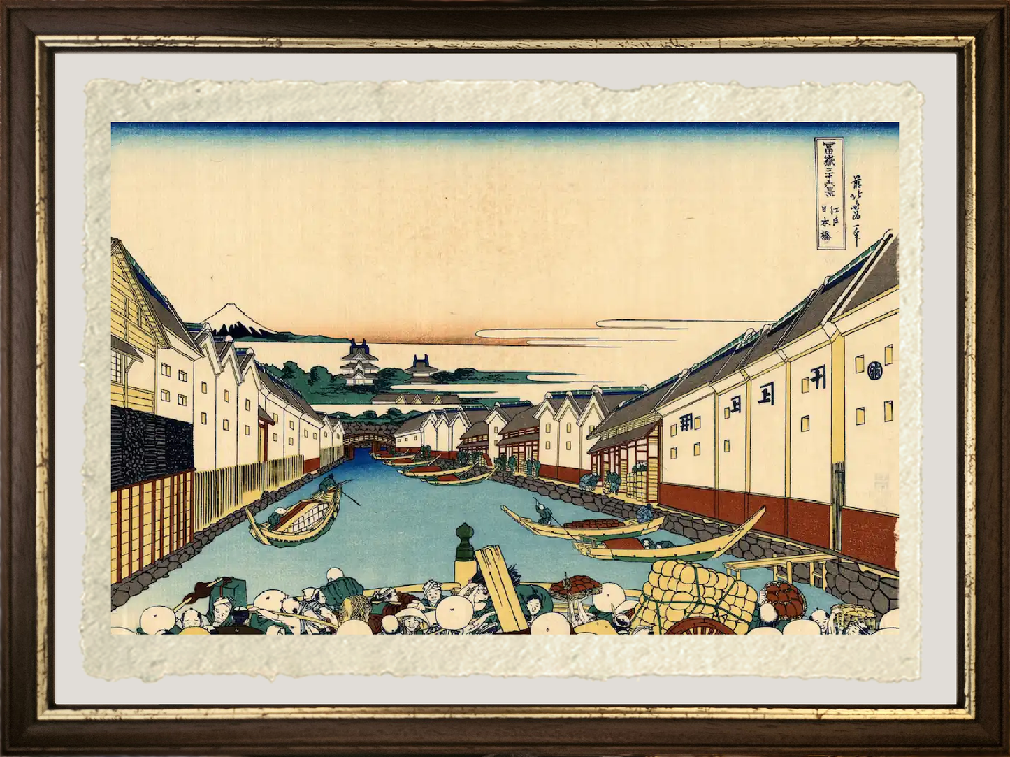 Il ponte di Nihonbashi a Edo