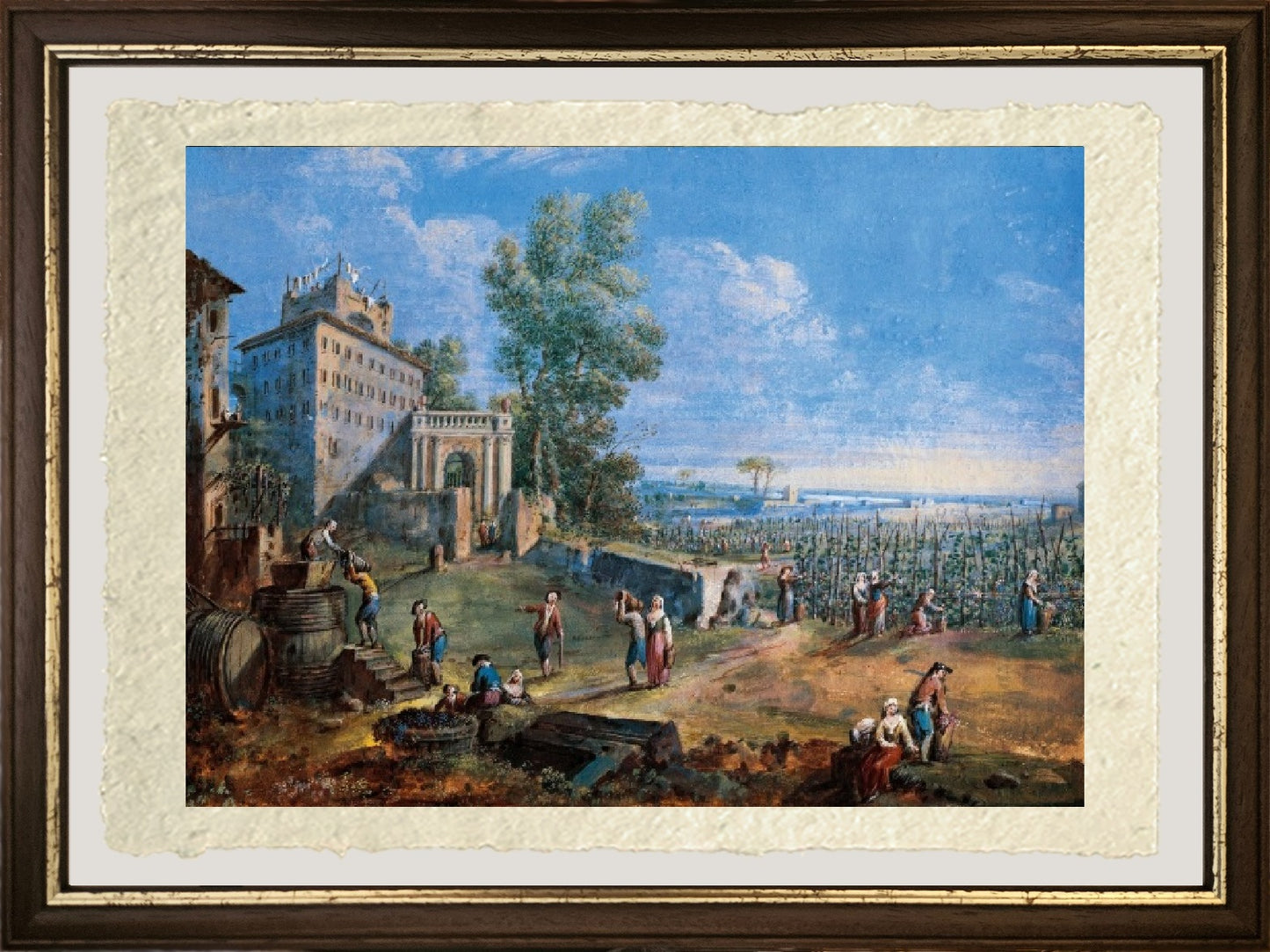 The Harvest - Gaspare Vanvitelli