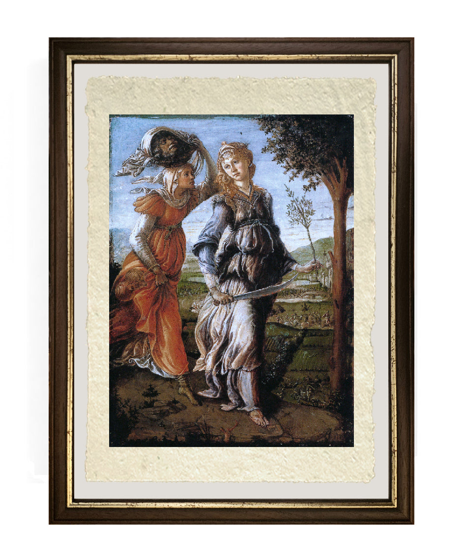Il Ritorno di Giuditta a Betulia  - Sandro Botticelli su carta Amalfi