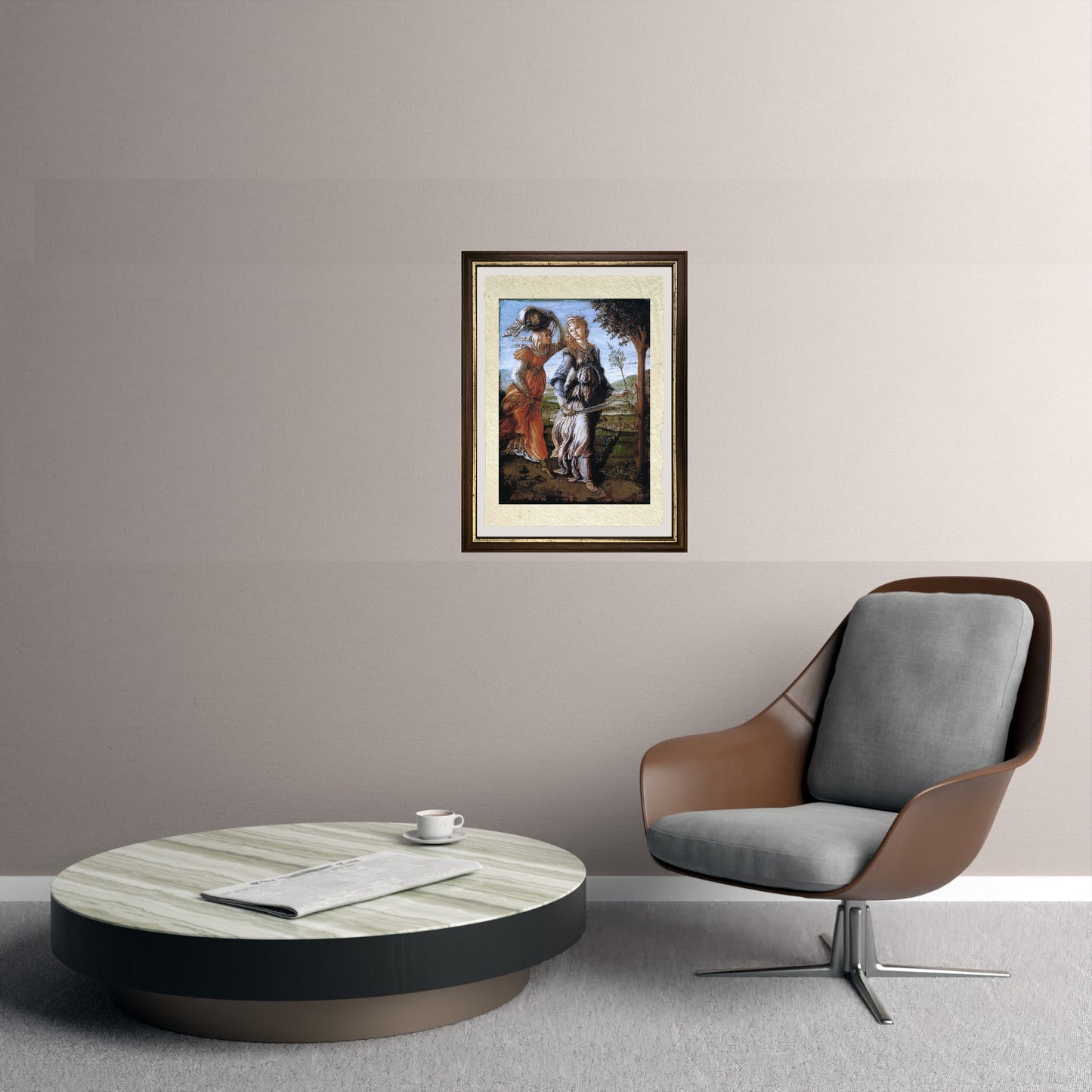 Il Ritorno di Giuditta a Betulia  - Sandro Botticelli su carta Amalfi