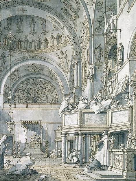 Il coro della Basilica di San Marco, 1766 - Giovanni Antonio Canal detto Canaletto