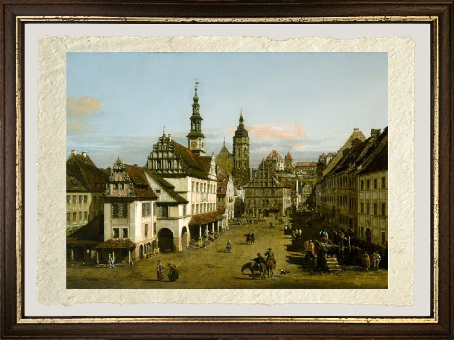 Il mercato a Pirna, 1764 - Bernardo Bellotto