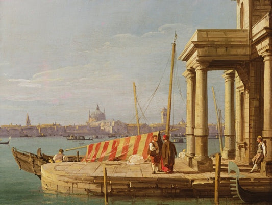 The Customs Dock - Giovanni Antonio Canal, known as Canaletto