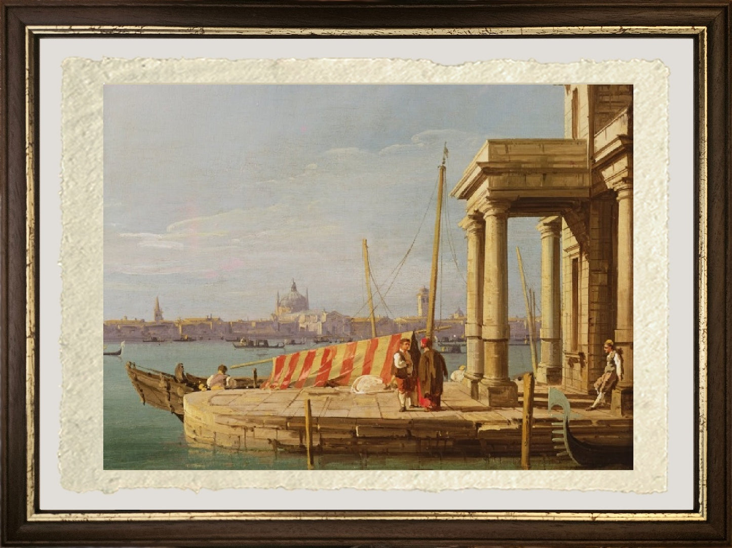 The Customs Dock - Giovanni Antonio Canal, known as Canaletto
