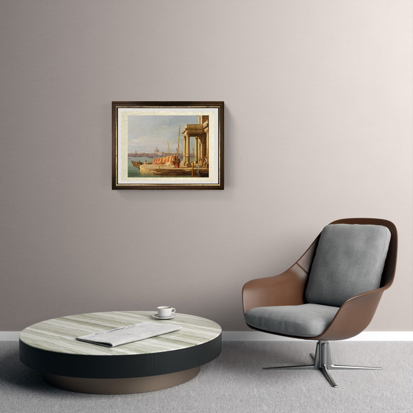 The Customs Dock - Giovanni Antonio Canal, known as Canaletto