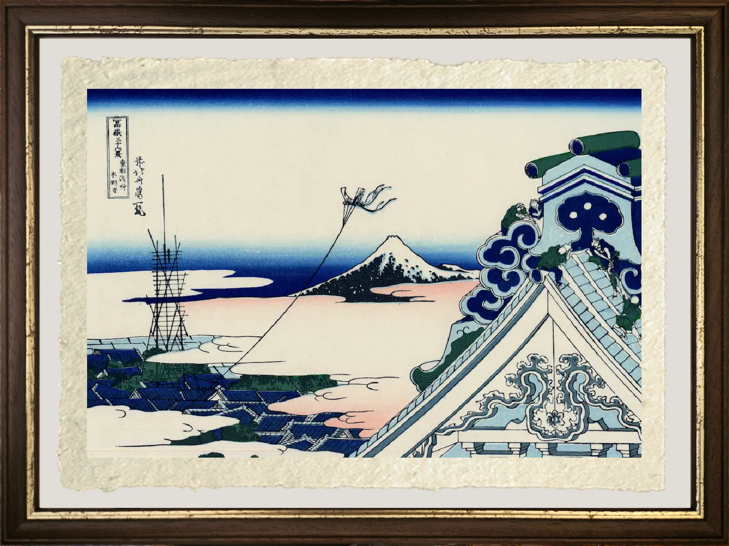 Il tempio Hongan-ji ad Asakusa, Edo