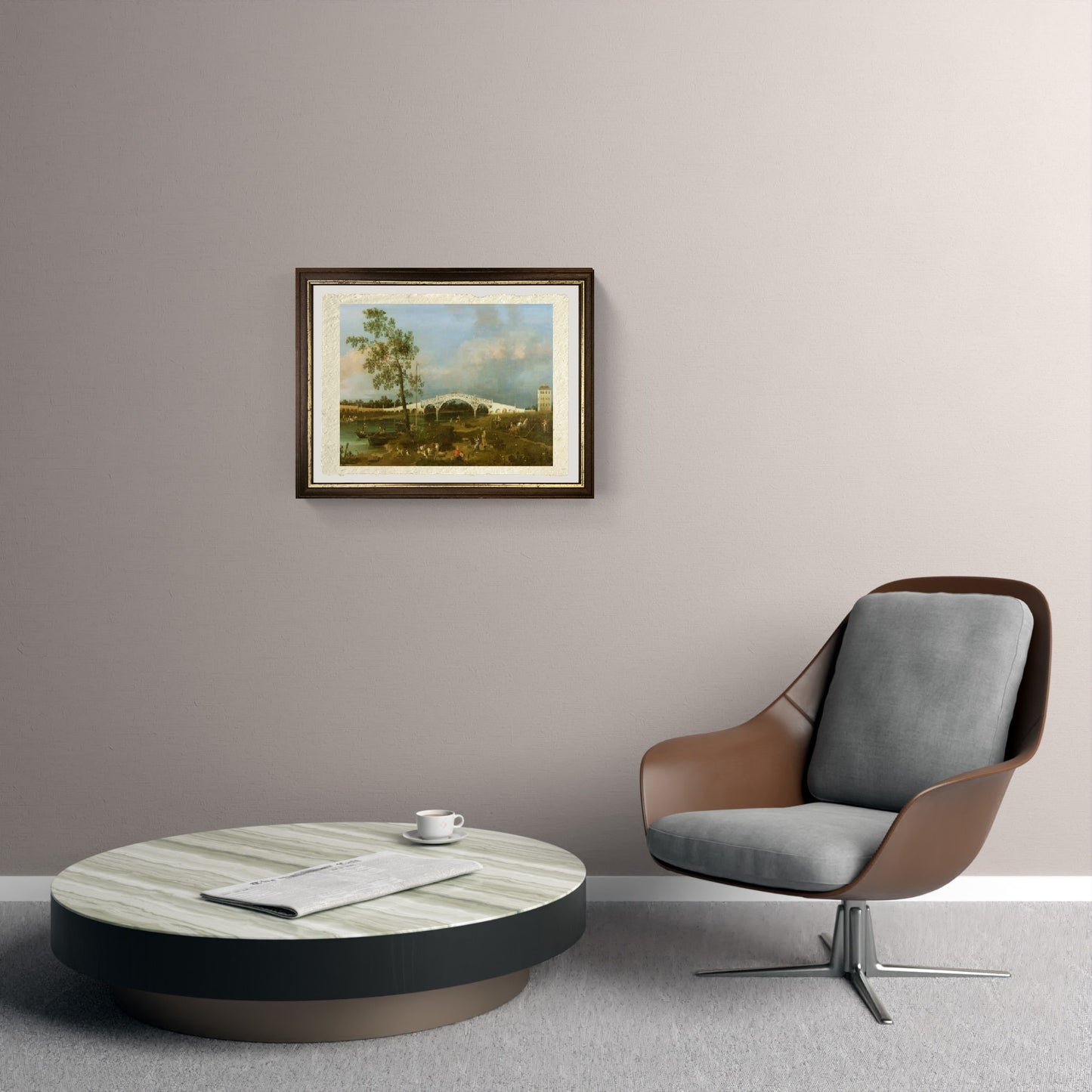 Il vecchio ponte di Walton, 1755 - Giovanni Antonio Canal detto Canaletto