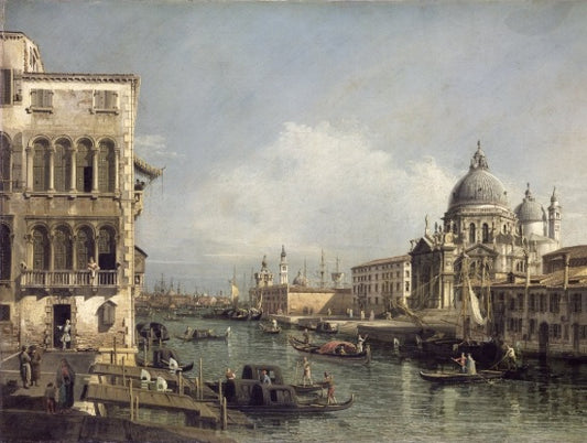 Ingresso al Canal Grande, Venezia - Bernardo Bellotto