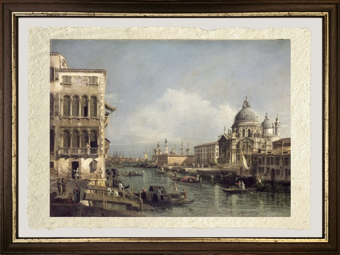 Ingresso al Canal Grande, Venezia - Bernardo Bellotto