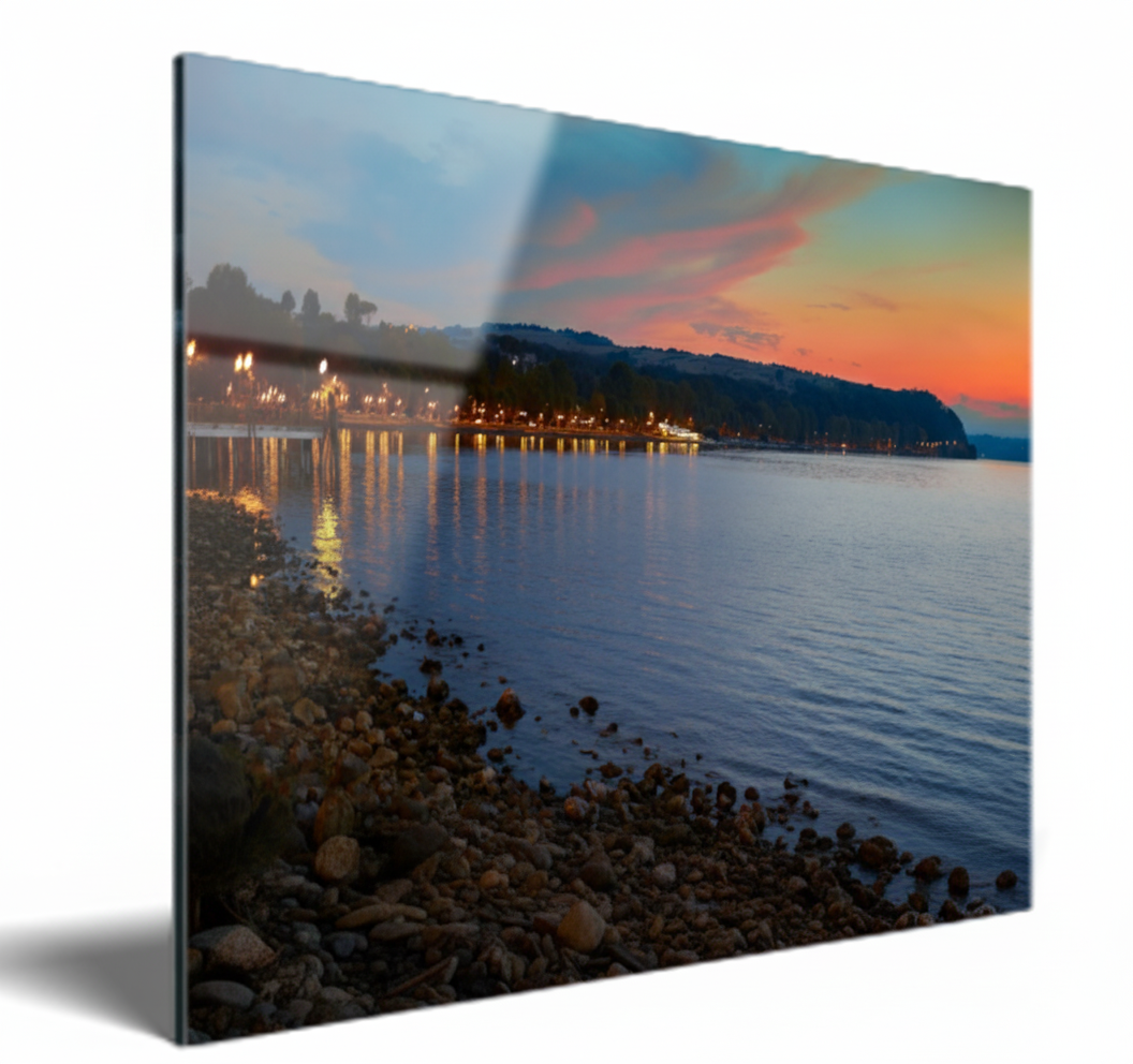 Lake Bracciano at sunset, Rome