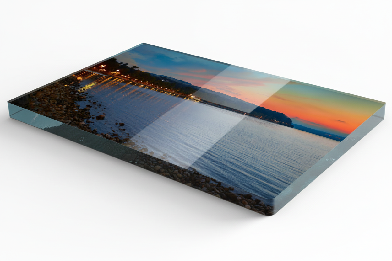 Lake Bracciano at sunset, Rome