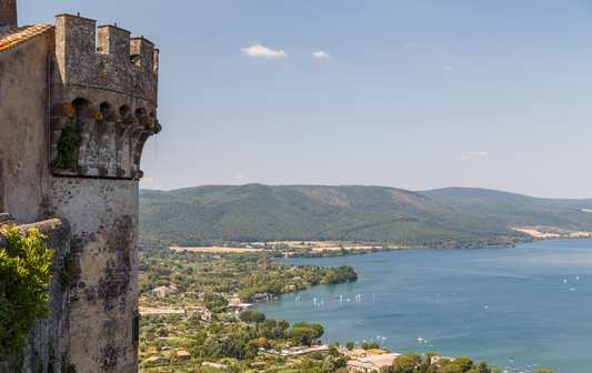 Lake Bracciano from the castle, Rome
