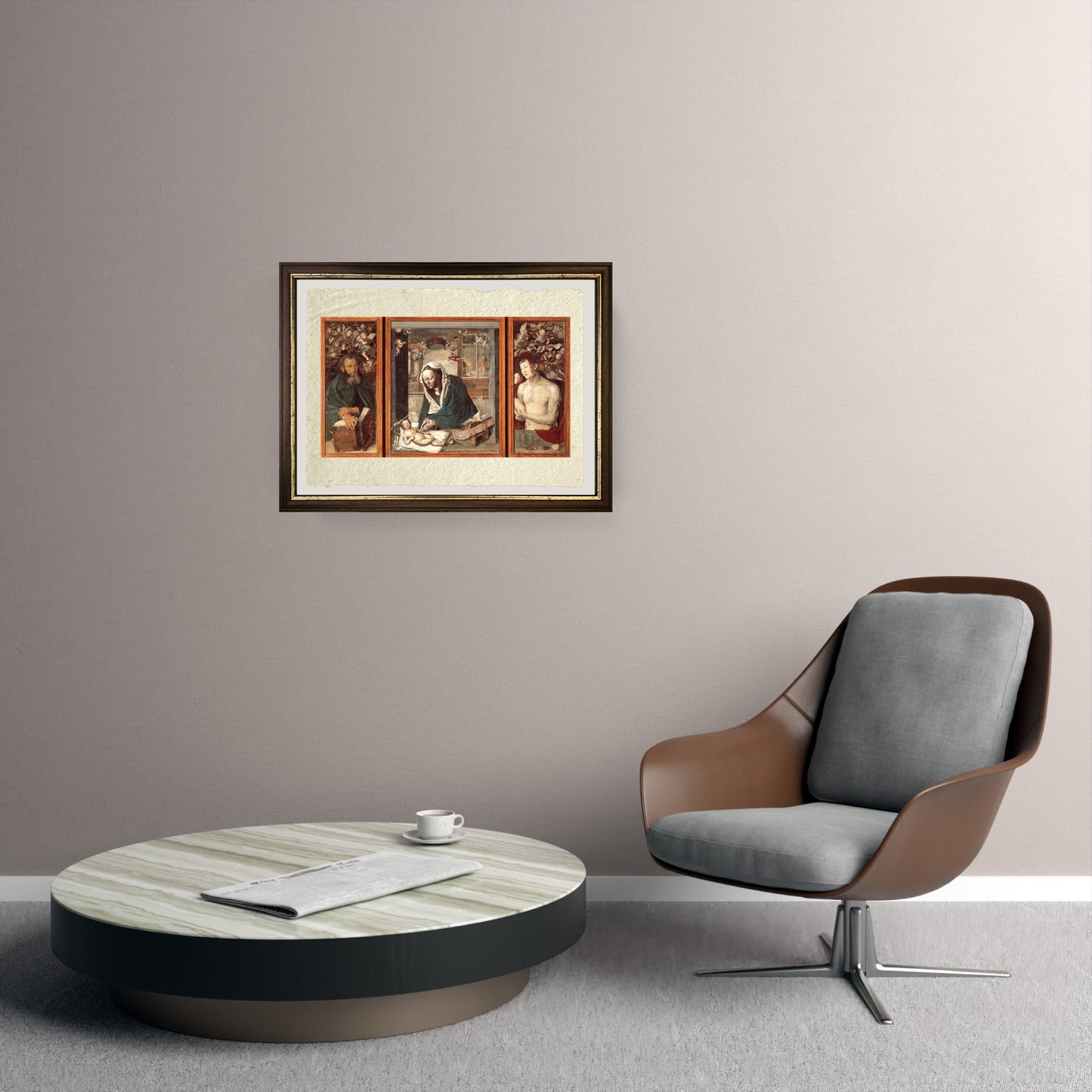 Altare di Dresda - Albrecht Dürer su pregiata carta Amalfi