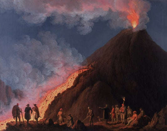 L'eruzione del Vesuvio nel 1774 - Jakob-Philipp Hackert