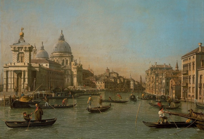 L'ingresso del Canal Grande presso la Punta della Dogana - Giovanni Antonio Canal detto Canaletto
