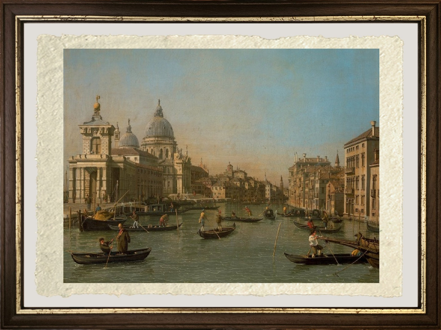 L'ingresso del Canal Grande presso la Punta della Dogana - Giovanni Antonio Canal detto Canaletto