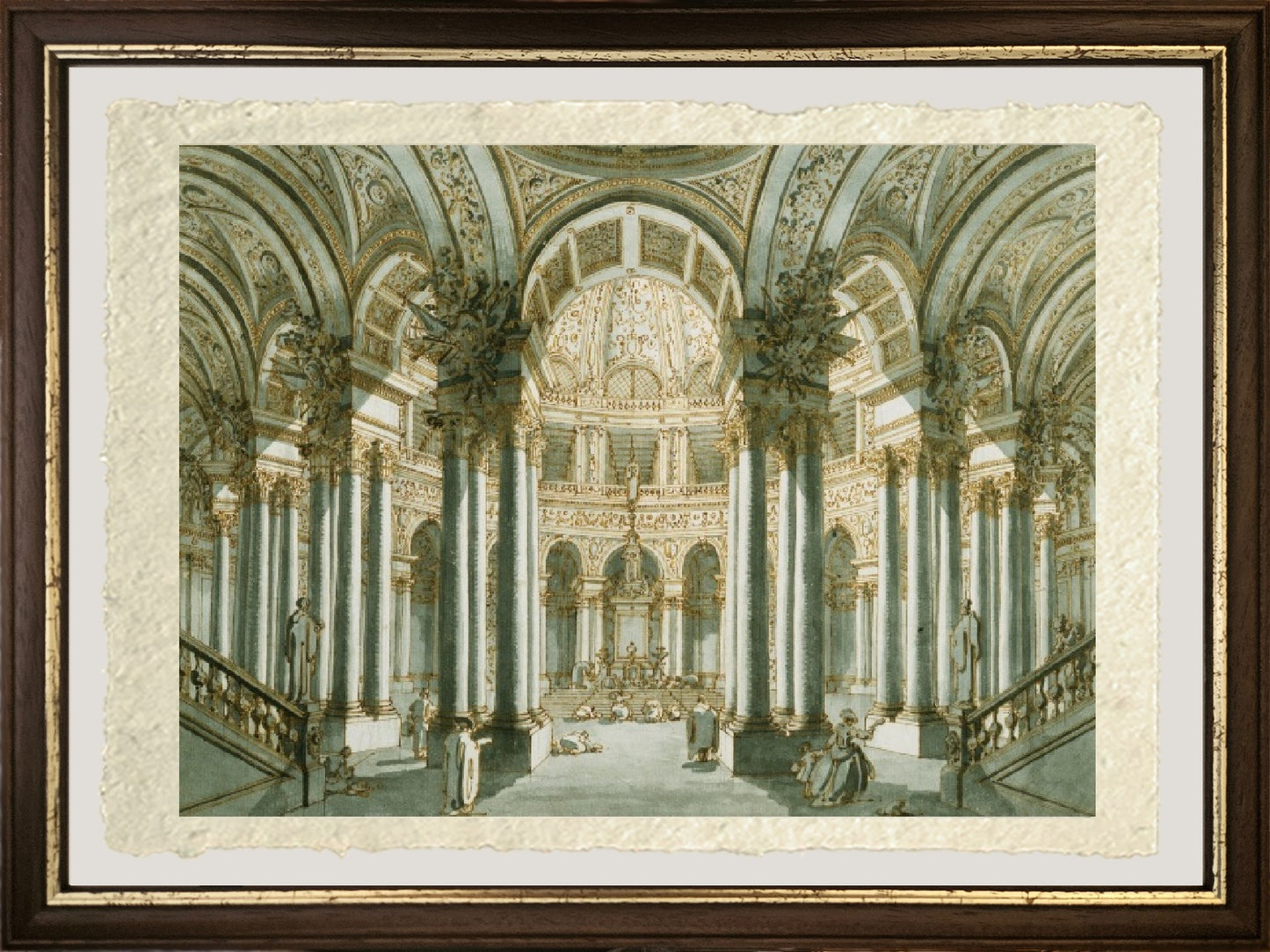 L'interno di una chiesa - Giovanni Antonio Canal detto Canaletto