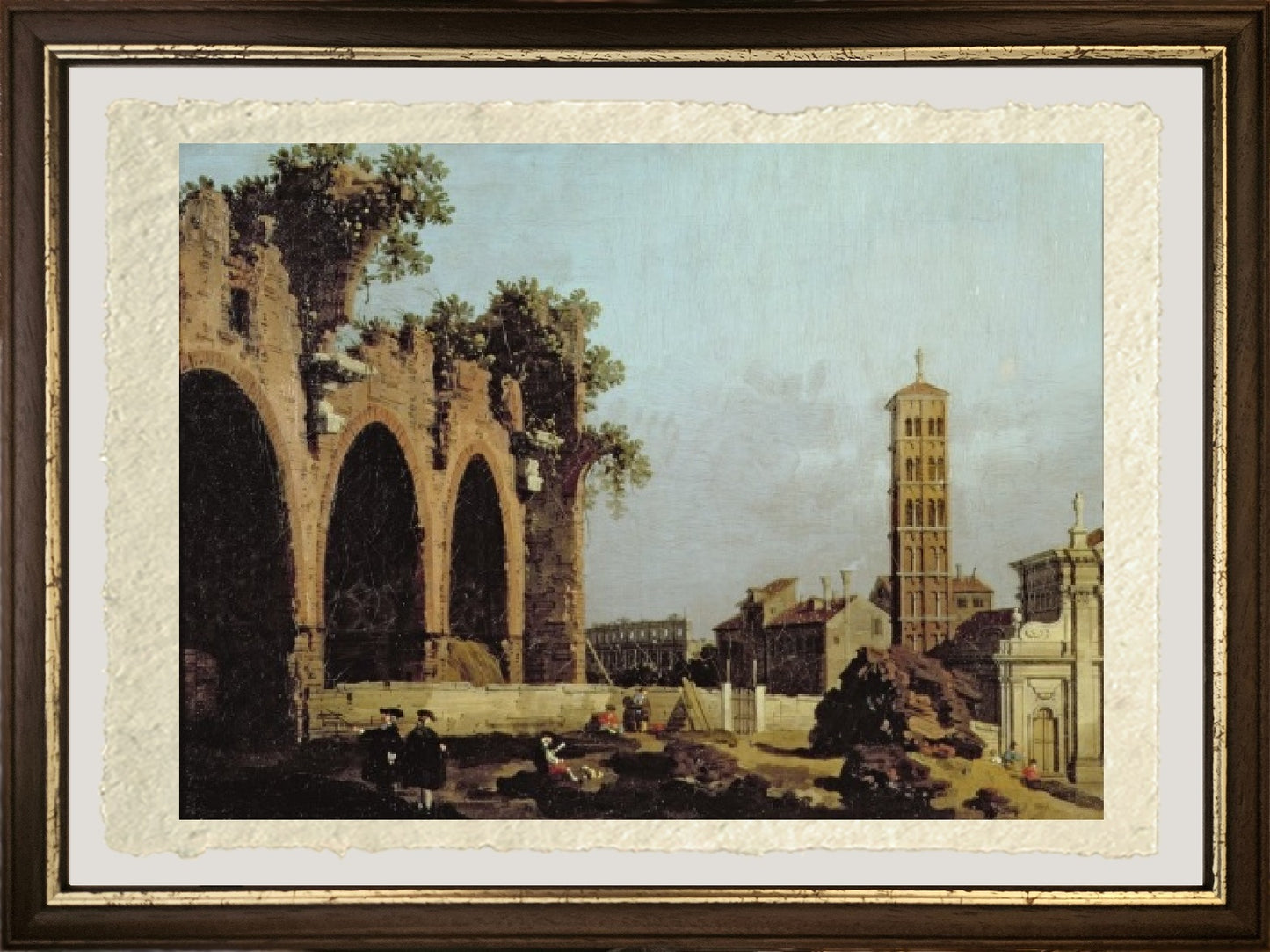 The Basilica of Maxentius - Giovanni Antonio Canal, known as Canaletto