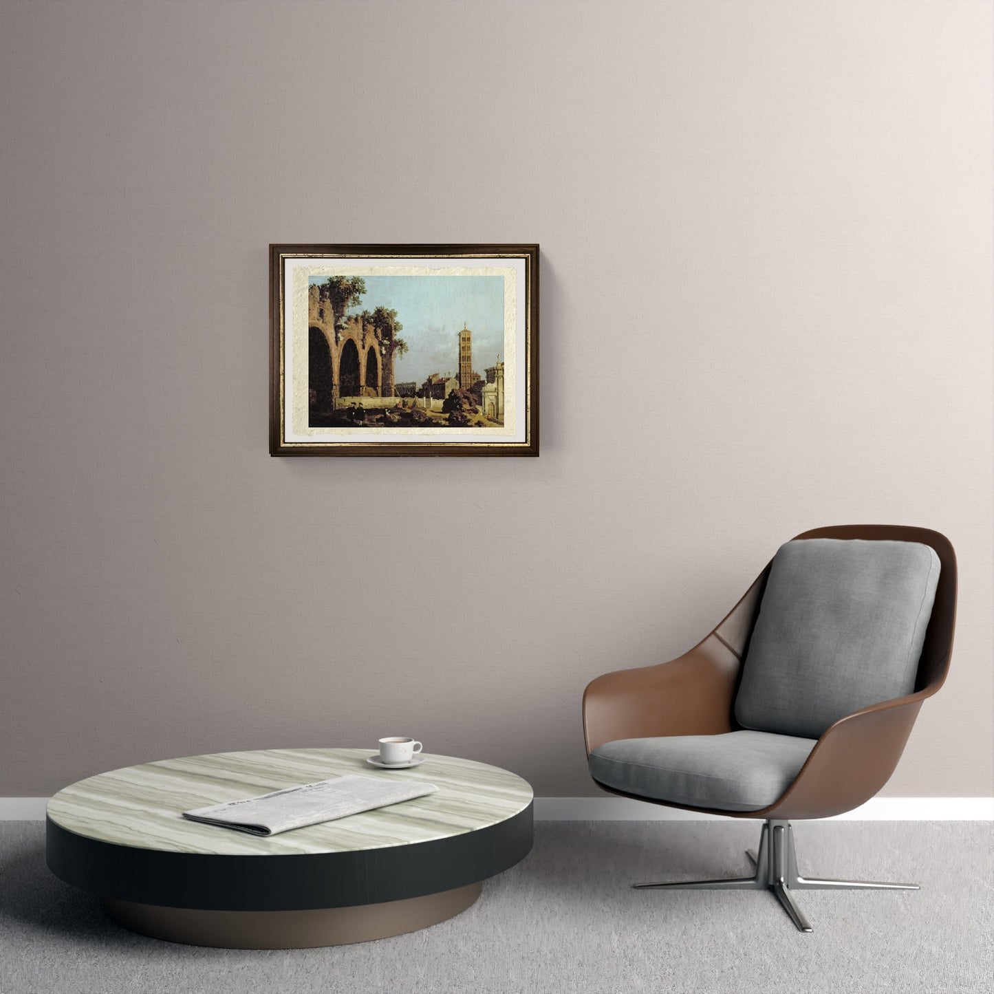 The Basilica of Maxentius - Giovanni Antonio Canal, known as Canaletto