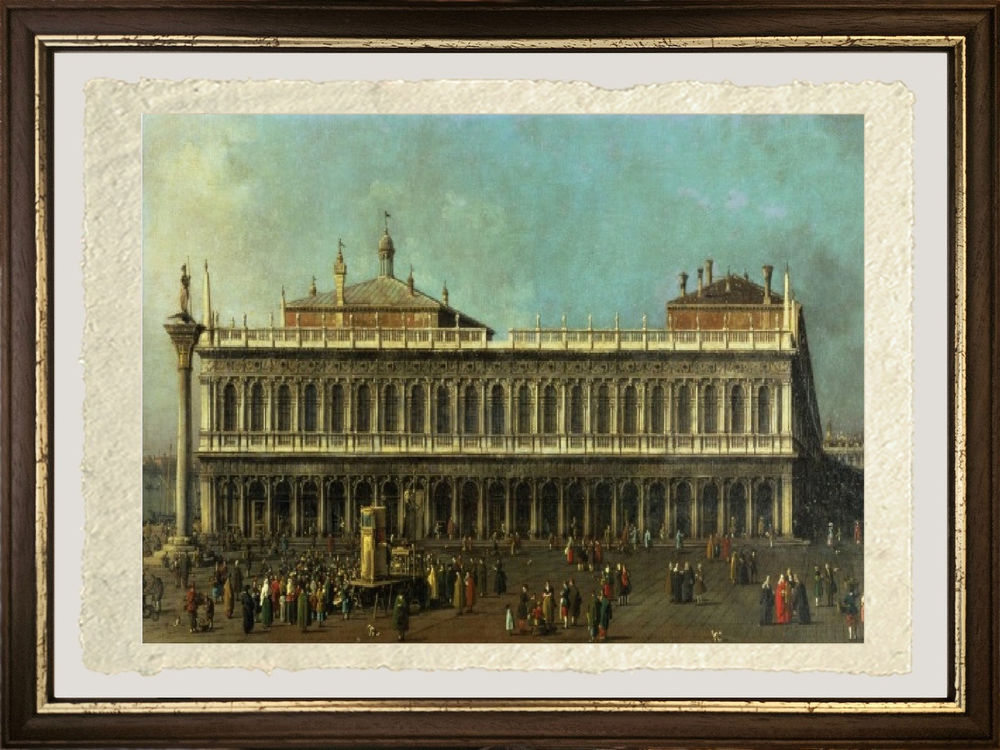 The Library and the Piazzetta - Giovanni Antonio Canal, known as Canaletto