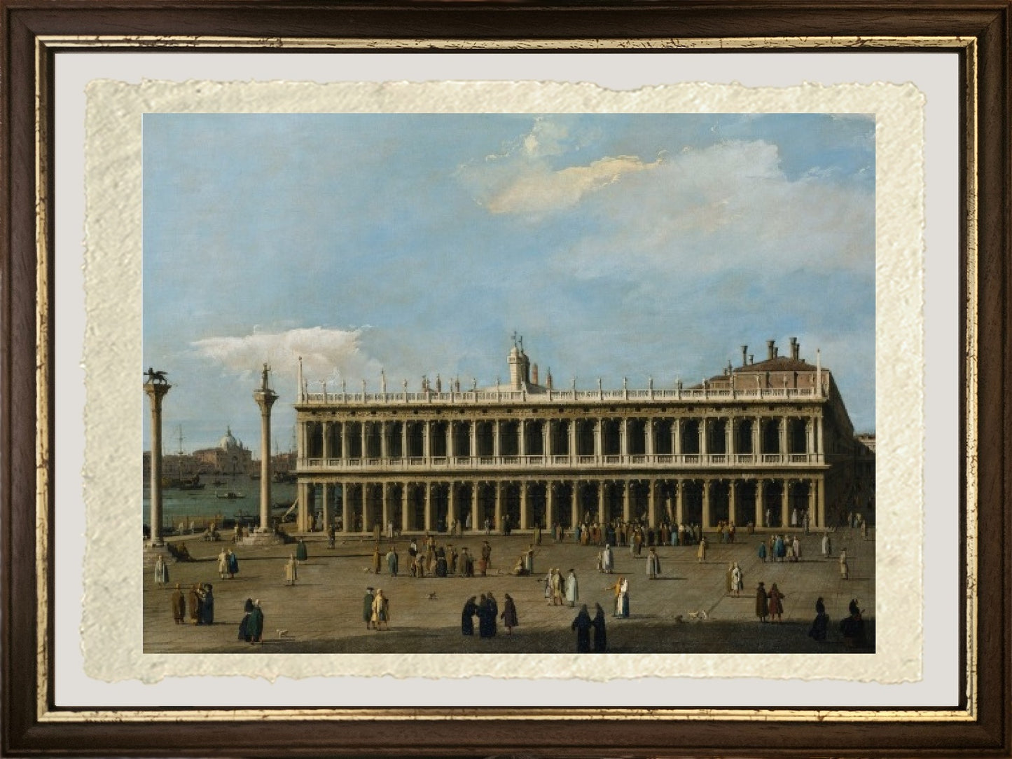 The Library and the Piazzetta, Venice seen from the Doge's Palace - Giovanni Antonio Canal, known as Canaletto