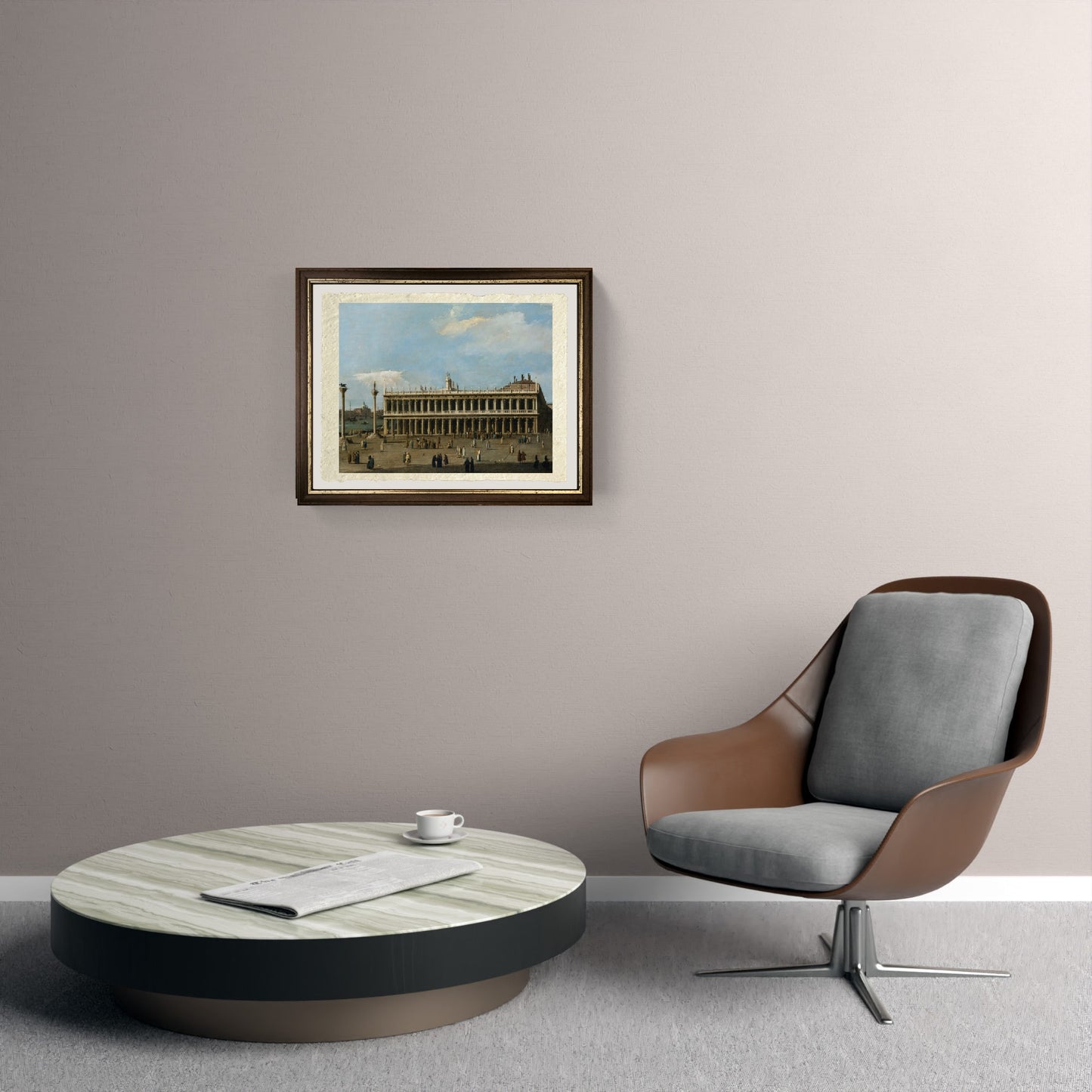 The Library and the Piazzetta, Venice seen from the Doge's Palace - Giovanni Antonio Canal, known as Canaletto