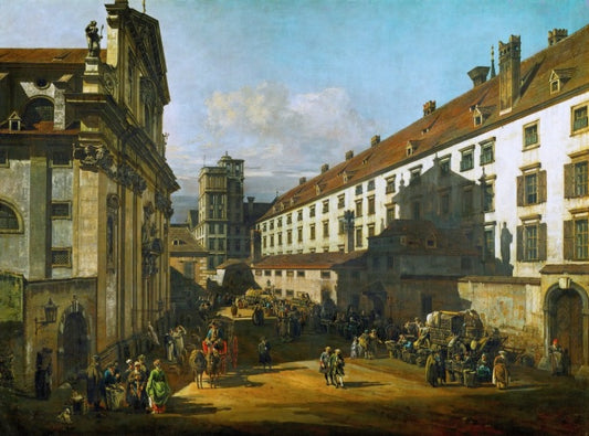 La Chiesa dei Domenicani a Vienna - Bernardo Bellotto