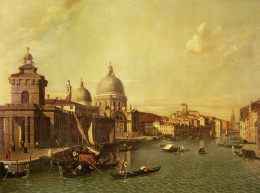 La Chiesa della Salute e il Canal Grande - Giovanni Antonio Canal detto Canaletto