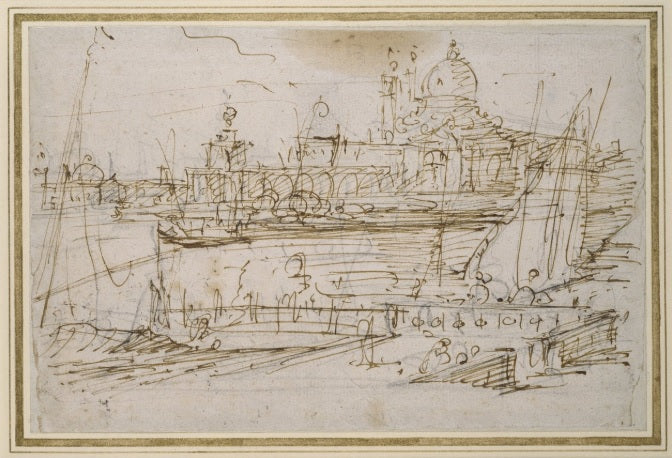 The Customs House and St. Mary of Health - Giovanni Antonio Canal known as Canaletto
