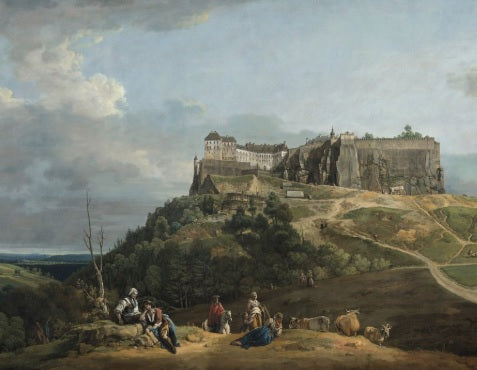 La Fortezza di Königstein - Bernardo Bellotto