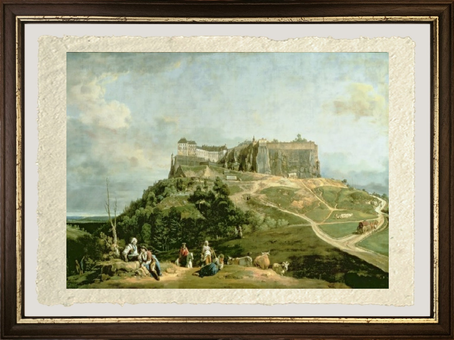 La Fortezza Königstein - Bernardo Bellotto