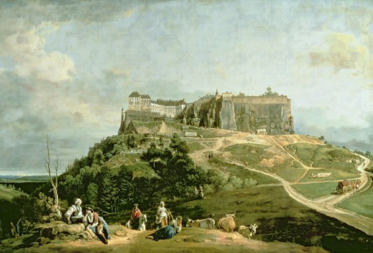 La Fortezza Königstein - Bernardo Bellotto