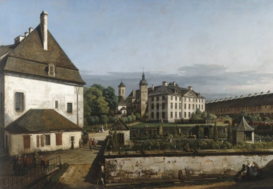 La Fortezza di Königstein: Cortile con la Brunnenhaus - Bernardo Bellotto