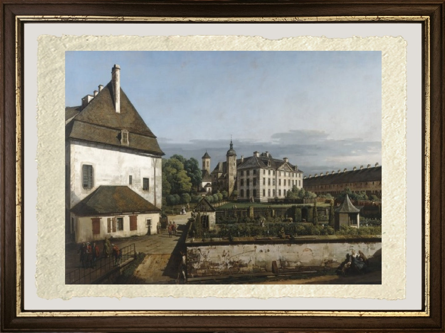 La Fortezza di Königstein: Cortile con la Brunnenhaus - Bernardo Bellotto